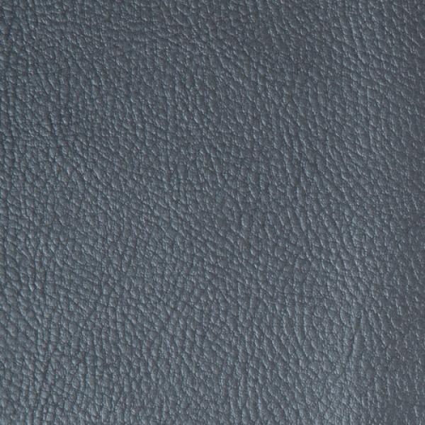 50x70 cm Zuschnitt Kunstleder Rex Uni Blau-Grau Metallic by Swafing